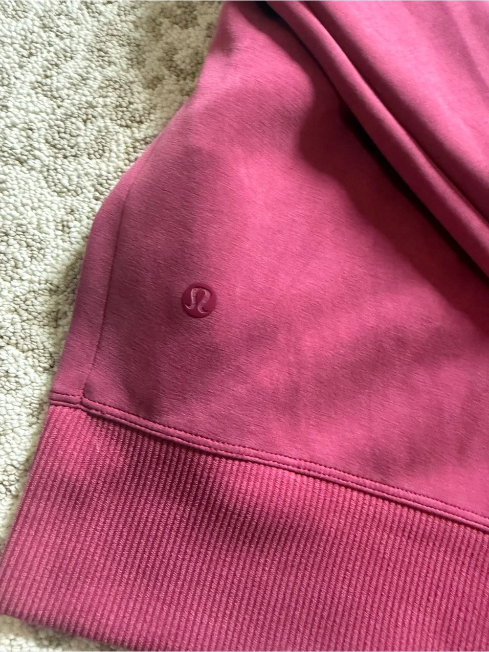 lululemon All Yours Mock Neck Fleece Pullover Brier Rose Size 12